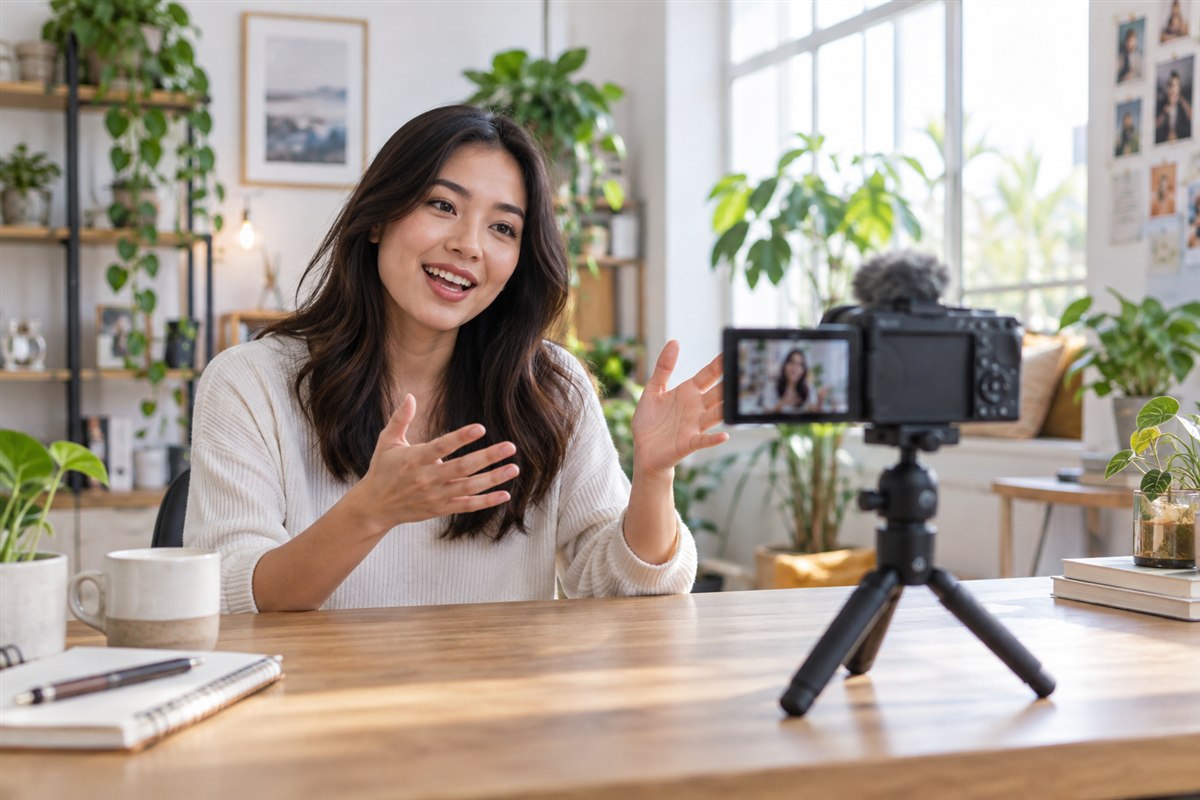 kamera vlogging